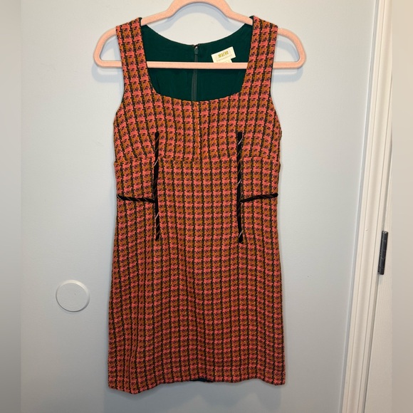 Anthropologie Dresses & Skirts - Anthropologie Maeve Tweed Plaid Mini Dress Size 2